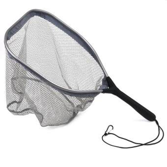 A&M N10 Landing Net Rubber Coated Grey